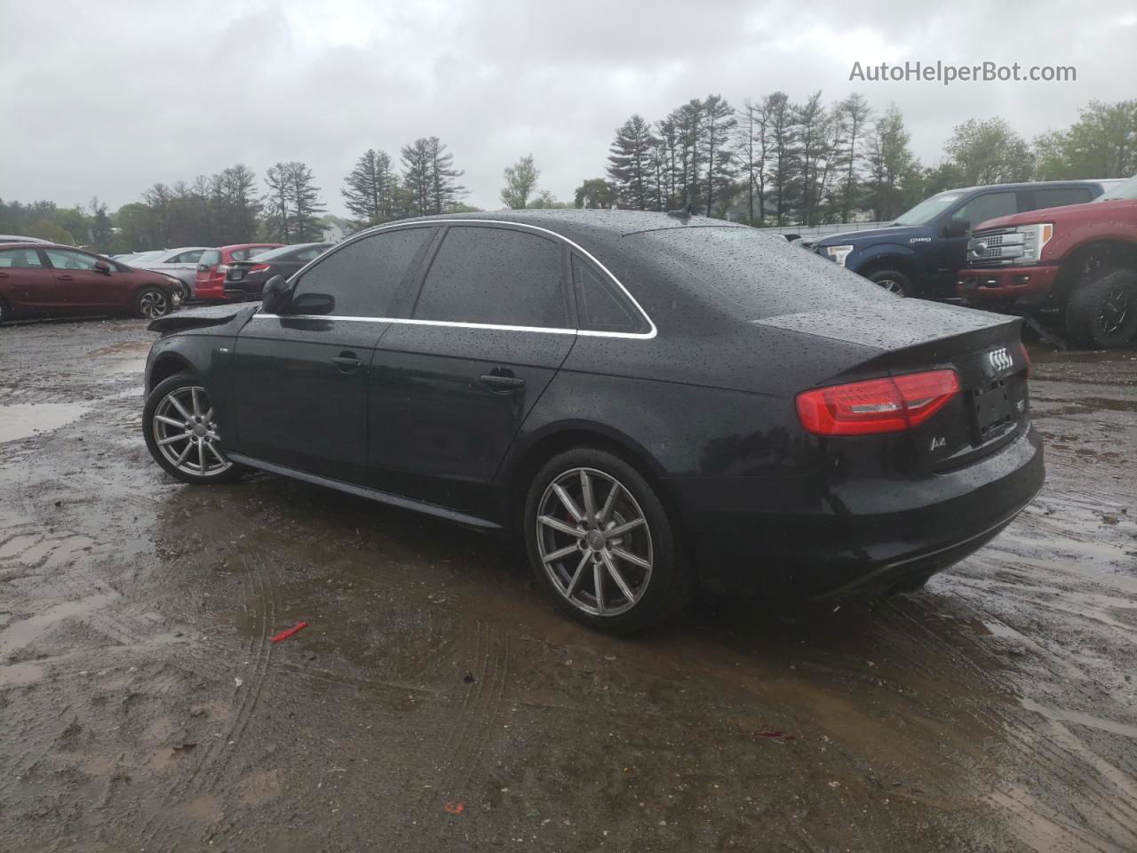 2016 Audi A4 Premium S-line Black vin: WAUBFAFL6GN014512