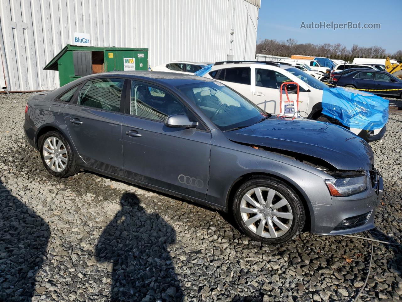 2013 Audi A4 Premium Gray vin: WAUBFAFL6DA155096