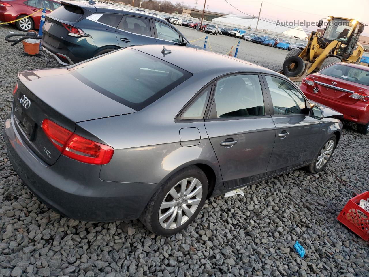 2013 Audi A4 Premium Gray vin: WAUBFAFL6DA155096