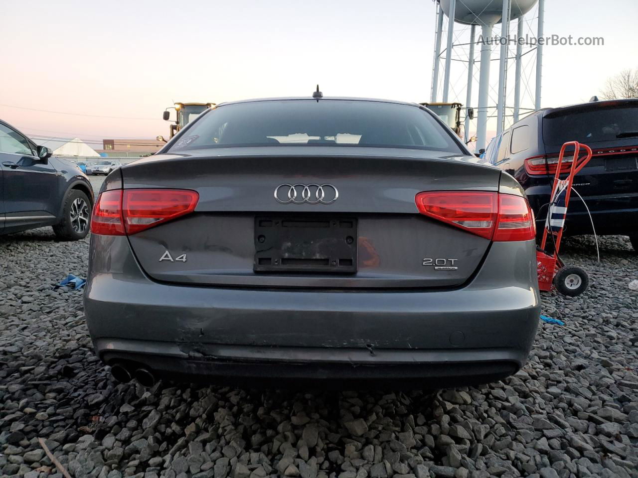 2013 Audi A4 Premium Gray vin: WAUBFAFL6DA155096