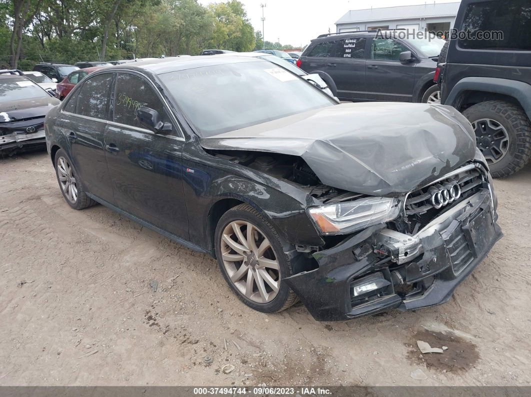 2014 Audi A4 2.0t Premium Black vin: WAUBFAFL6EN008013