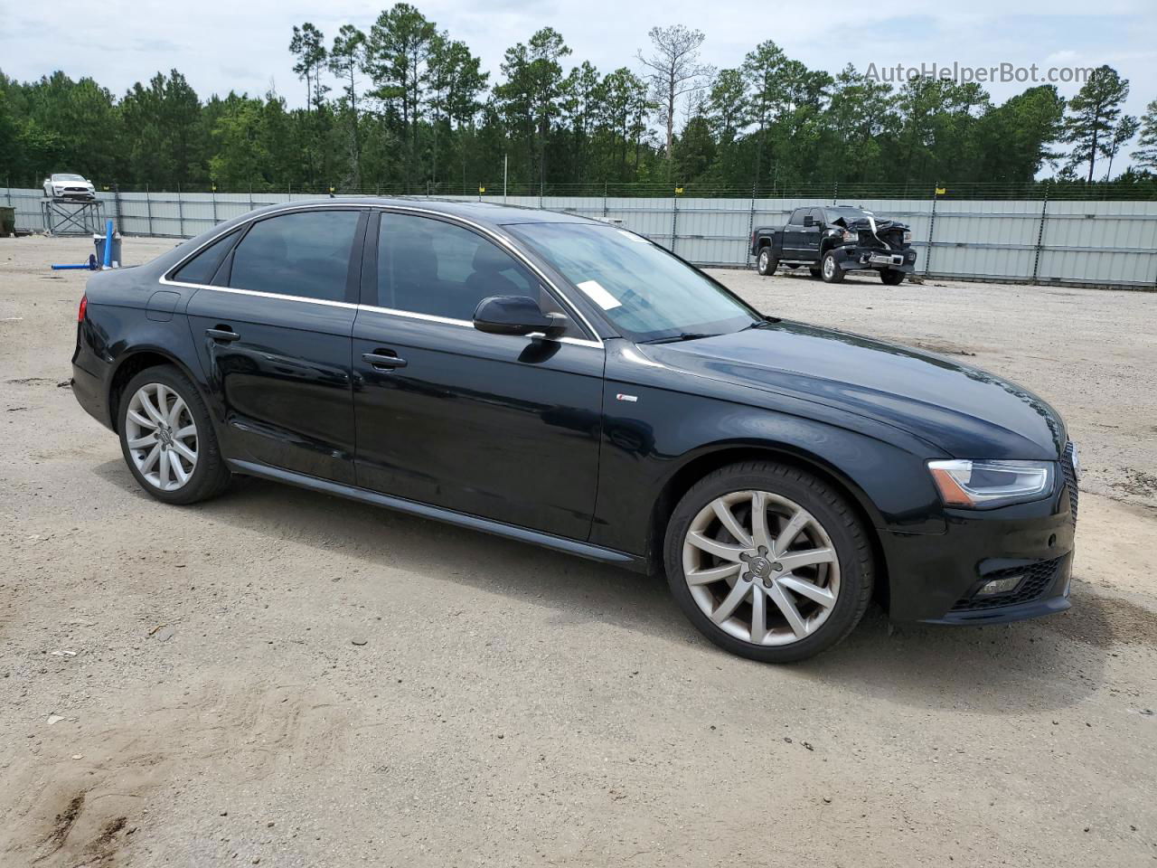 2014 Audi A4 Premium Черный vin: WAUBFAFL6EN023532