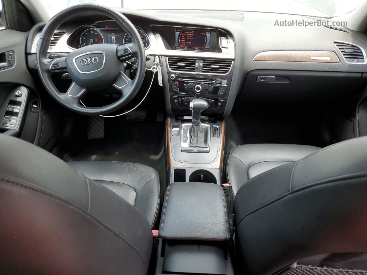 2014 Audi A4 Premium Черный vin: WAUBFAFL6EN023532