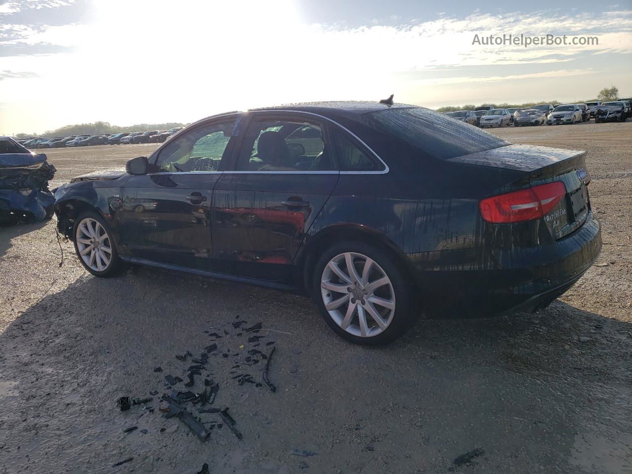 2014 Audi A4 Premium Черный vin: WAUBFAFL6EN030934