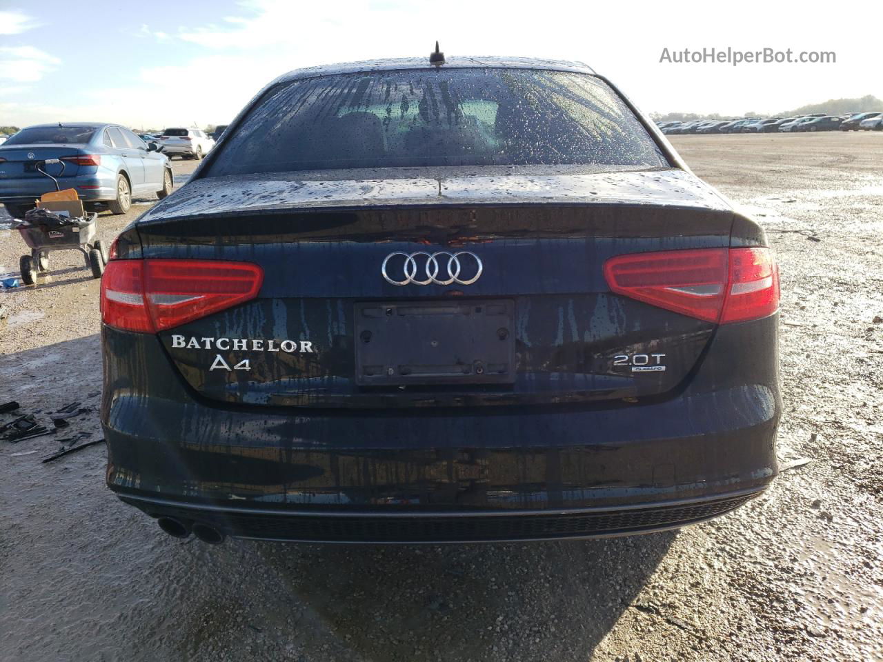 2014 Audi A4 Premium Черный vin: WAUBFAFL6EN030934