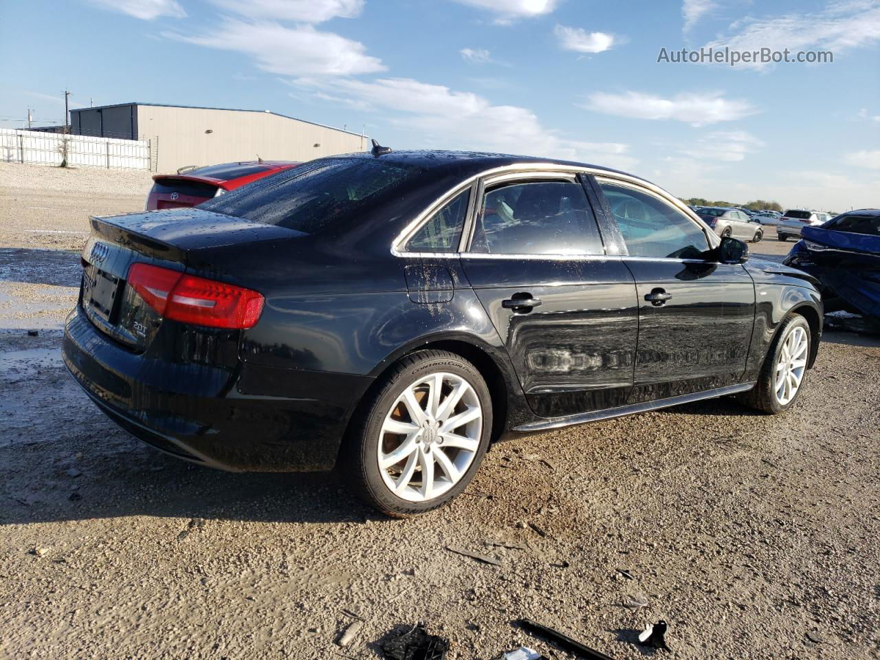 2014 Audi A4 Premium Черный vin: WAUBFAFL6EN030934