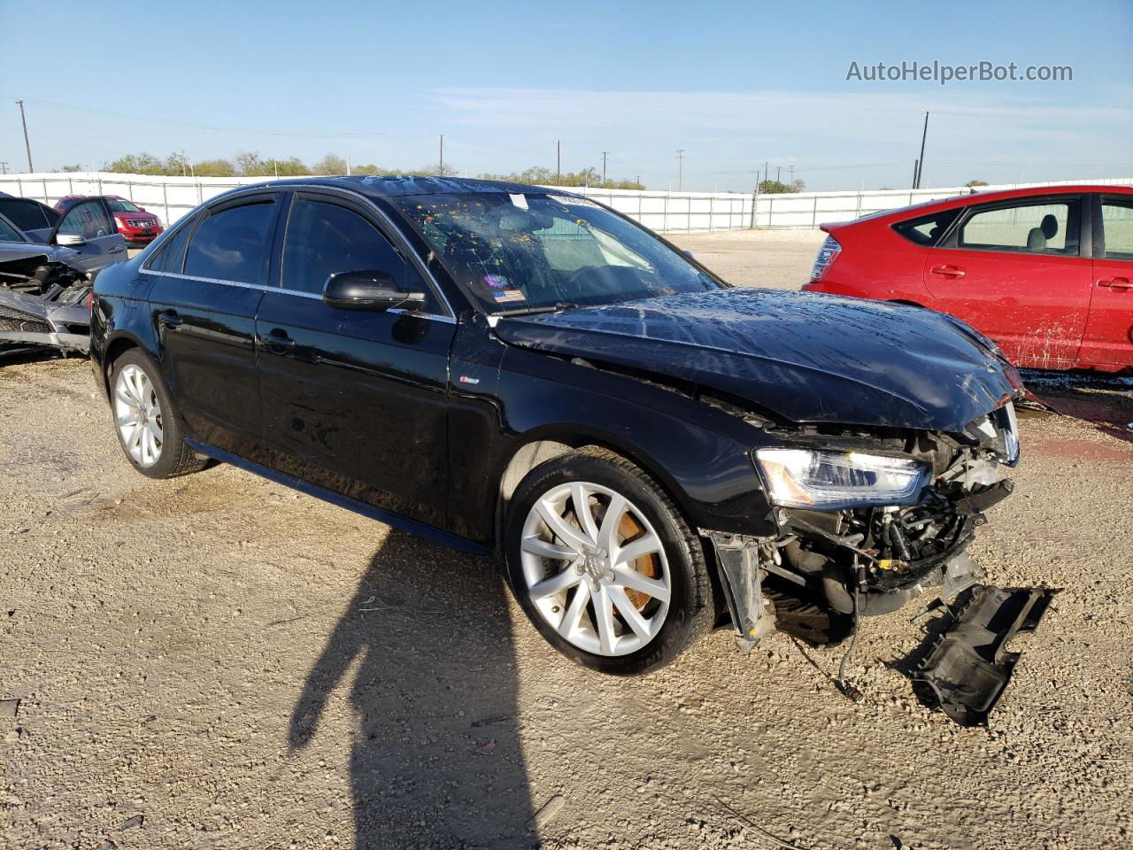 2014 Audi A4 Premium Черный vin: WAUBFAFL6EN030934