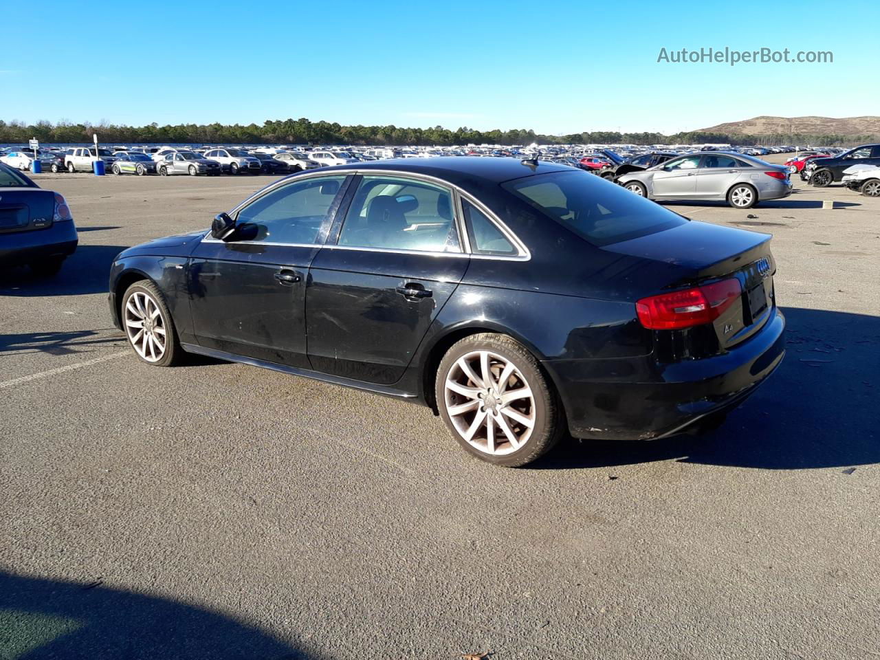 2014 Audi A4 Premium Black vin: WAUBFAFL6EN031906