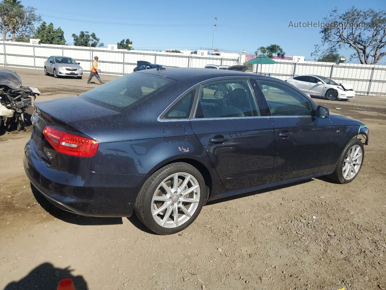 2016 Audi A4 Premium S-line Черный vin: WAUBFAFL6GA005106