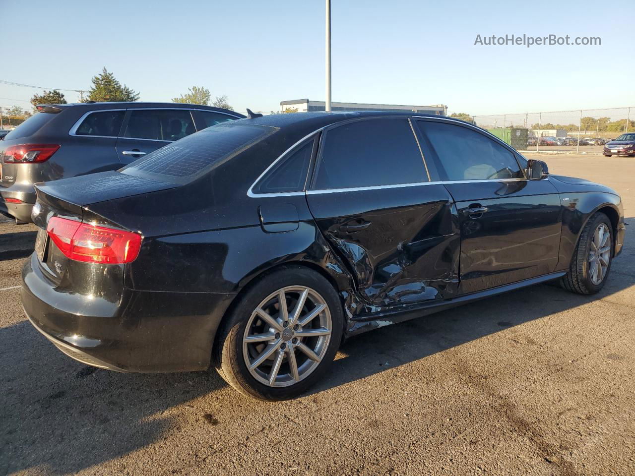 2016 Audi A4 Premium S-line Black vin: WAUBFAFL6GN006703