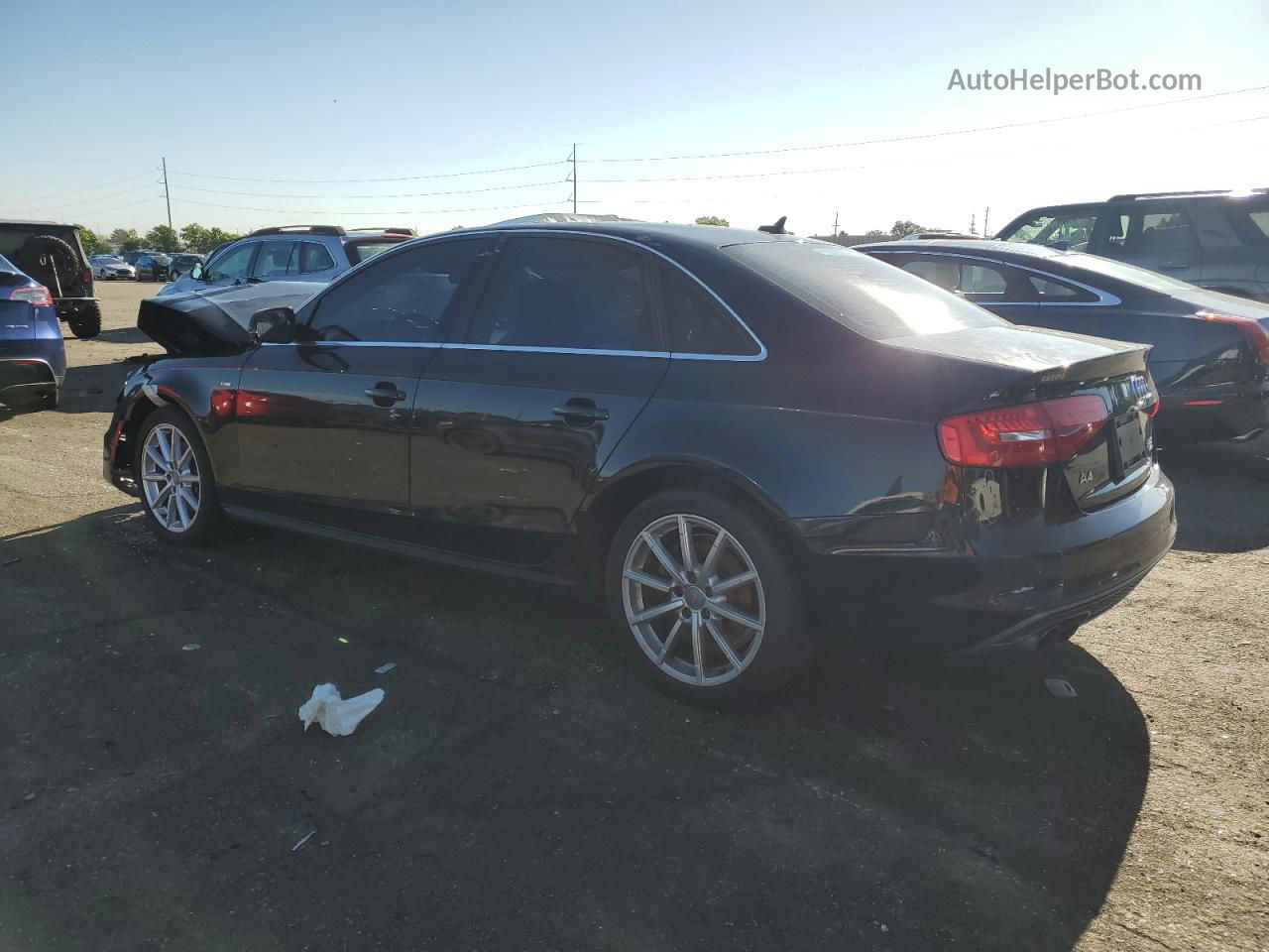 2016 Audi A4 Premium S-line Черный vin: WAUBFAFL6GN012288