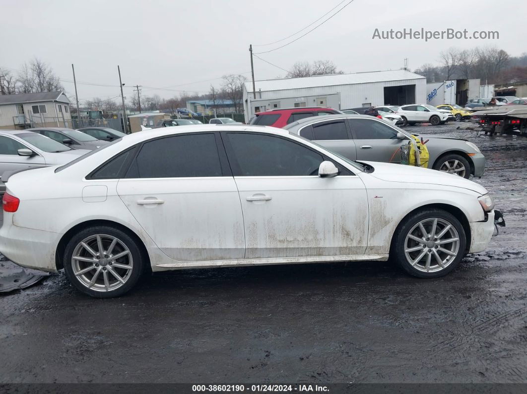 2016 Audi A4 2.0t Premium White vin: WAUBFAFL6GN015613