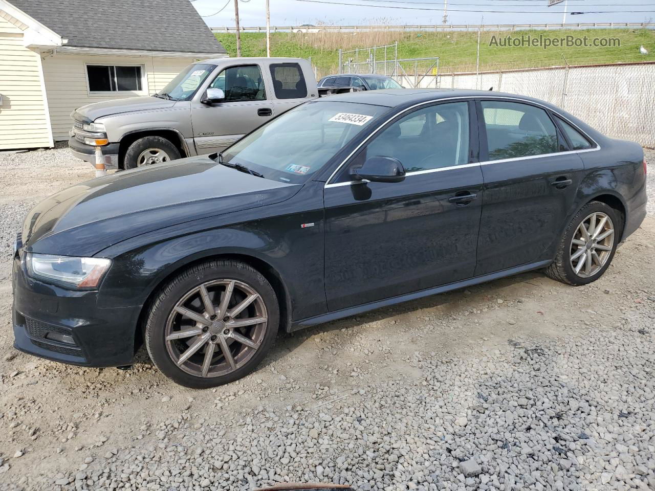 2016 Audi A4 Premium S-line Черный vin: WAUBFAFL6GN018771