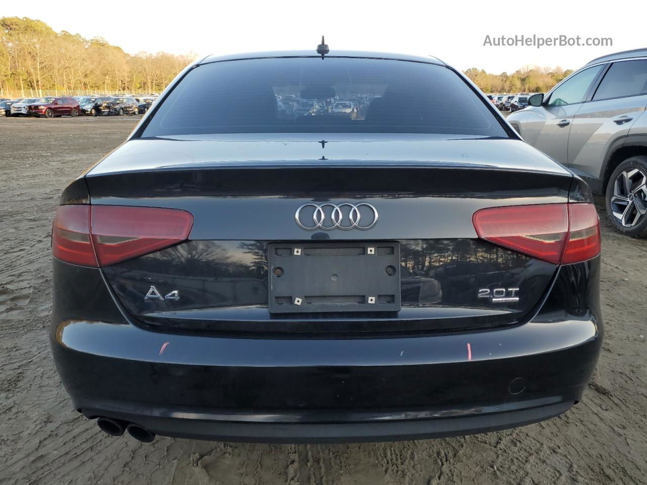 2013 Audi A4 Premium Black vin: WAUBFAFL7DN007550