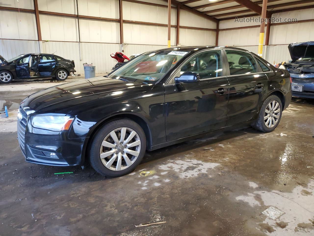 2013 Audi A4 Premium Black vin: WAUBFAFL7DN025630