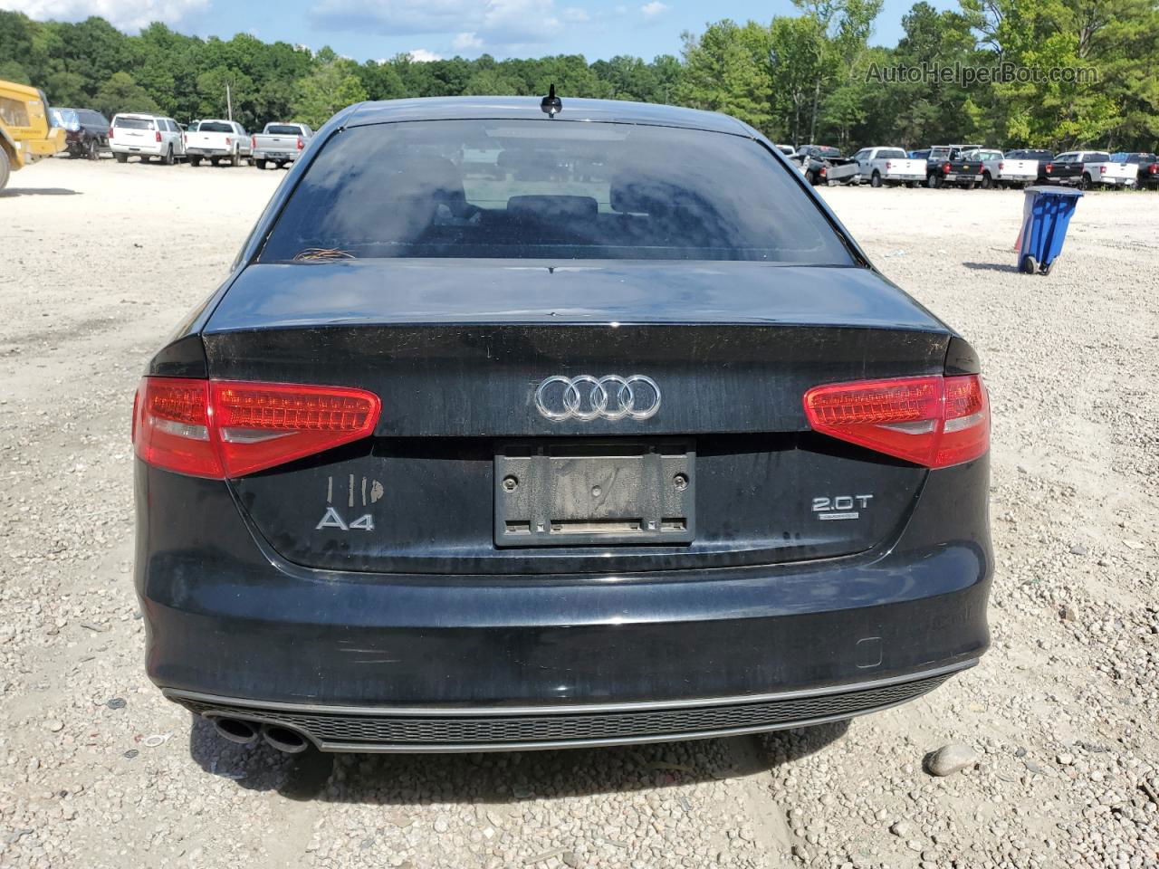 2014 Audi A4 Premium Black vin: WAUBFAFL7EN007808