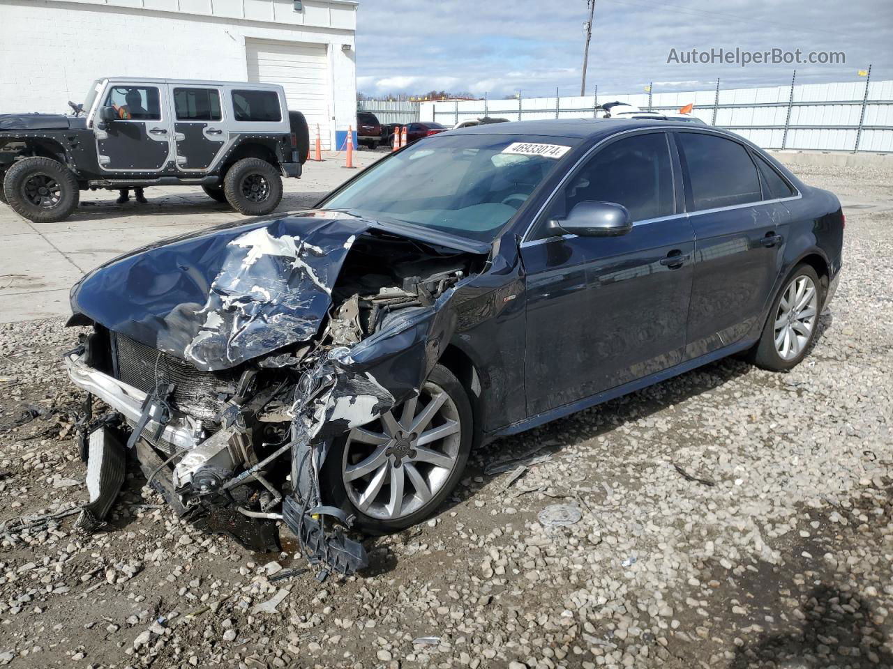 2014 Audi A4 Premium Blue vin: WAUBFAFL7EN025502