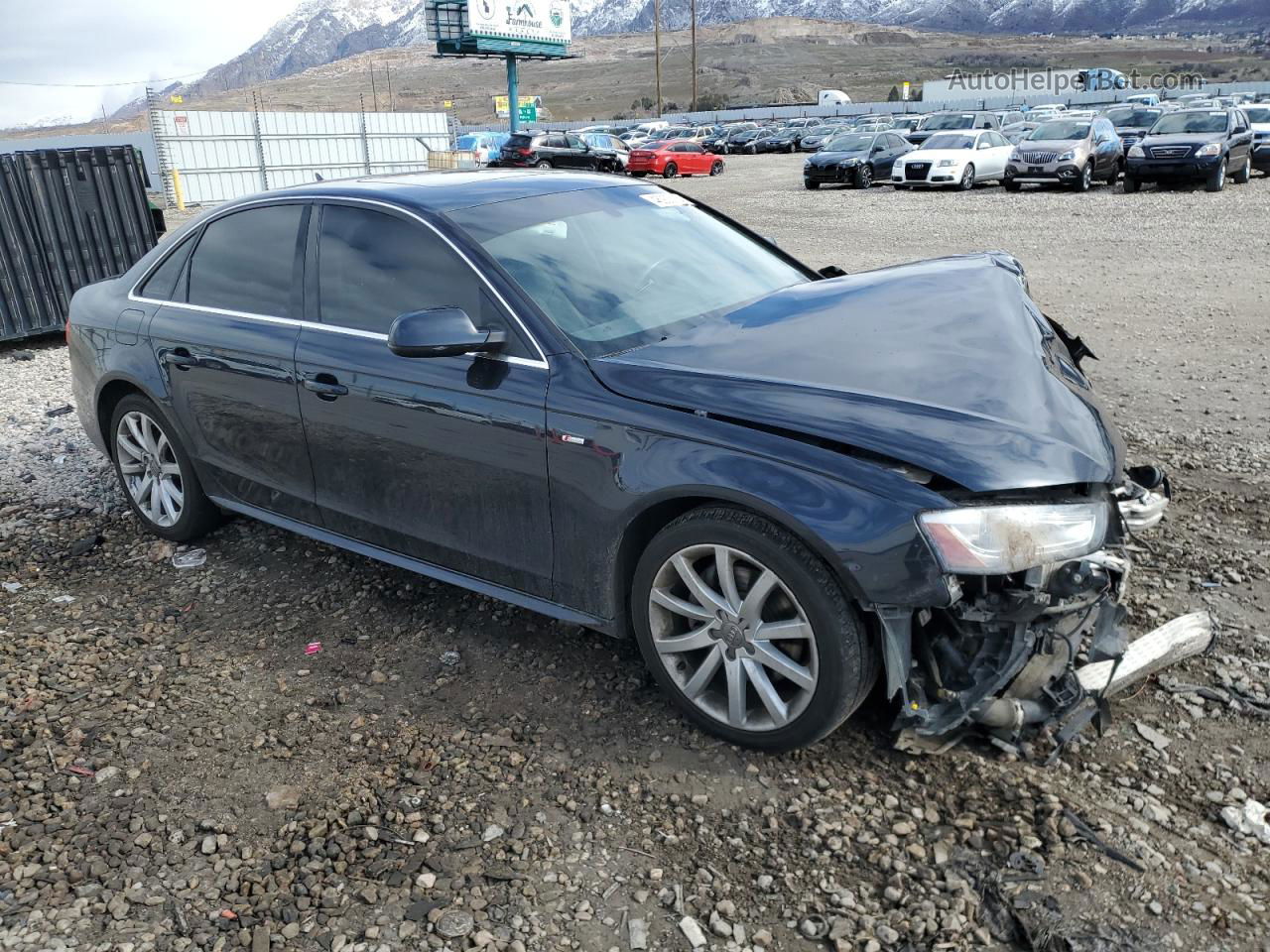 2014 Audi A4 Premium Blue vin: WAUBFAFL7EN025502