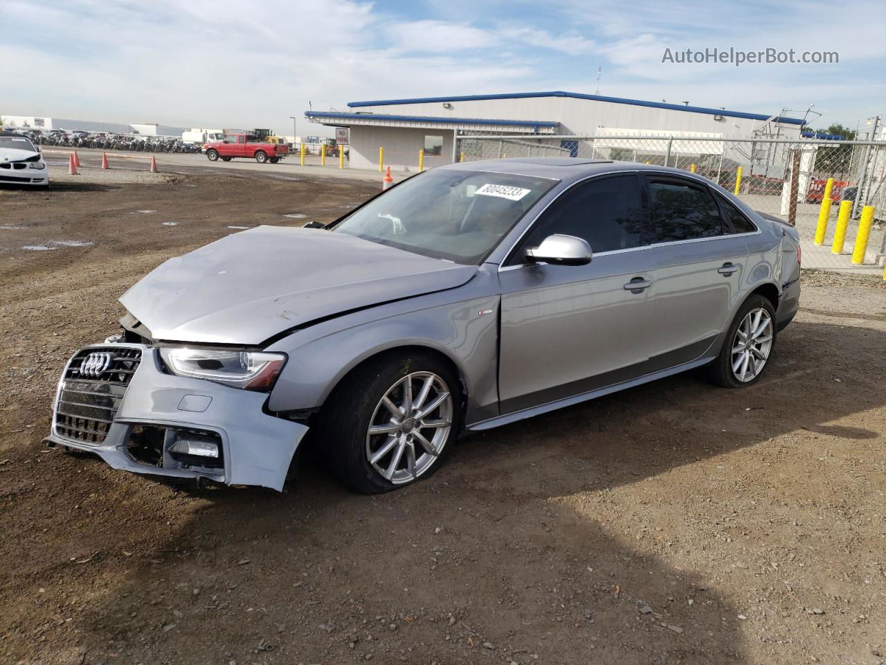 2016 Audi A4 Premium S-line Silver vin: WAUBFAFL7GN001896