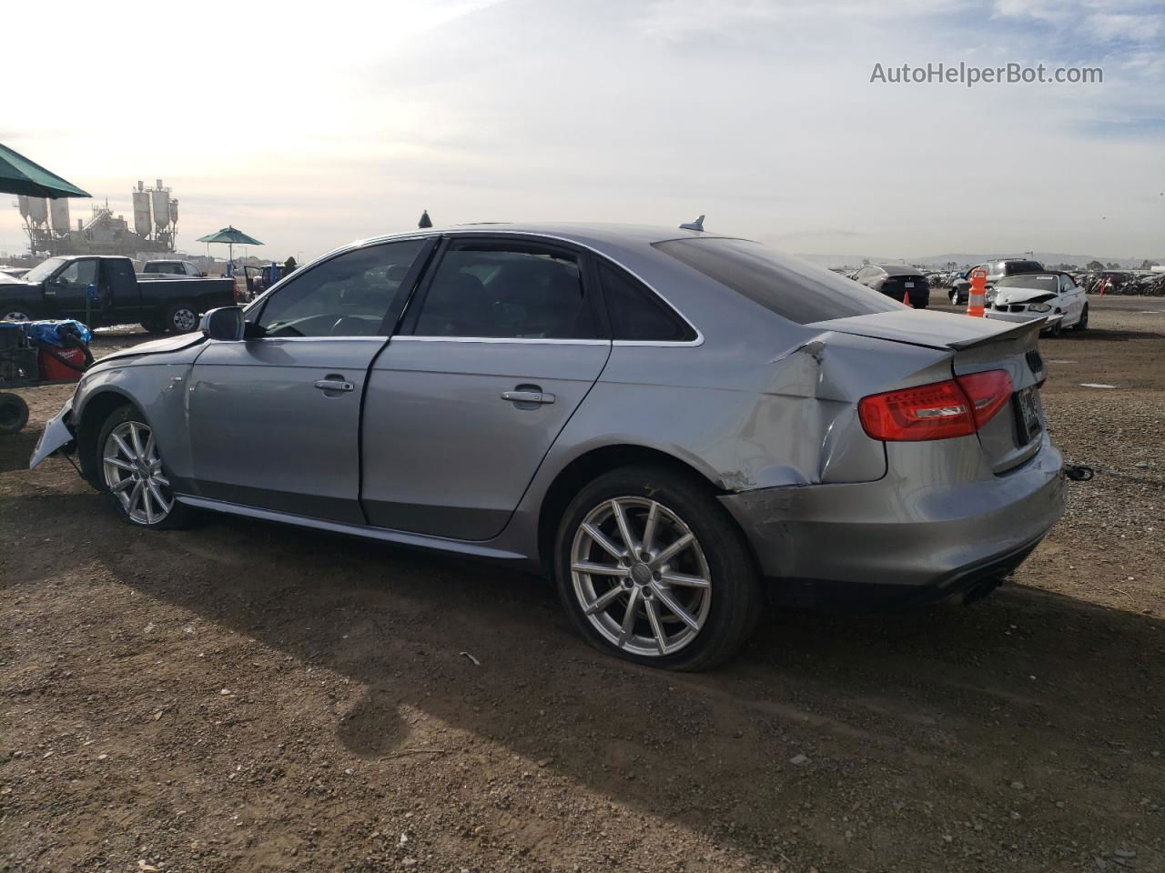 2016 Audi A4 Premium S-line Серебряный vin: WAUBFAFL7GN001896