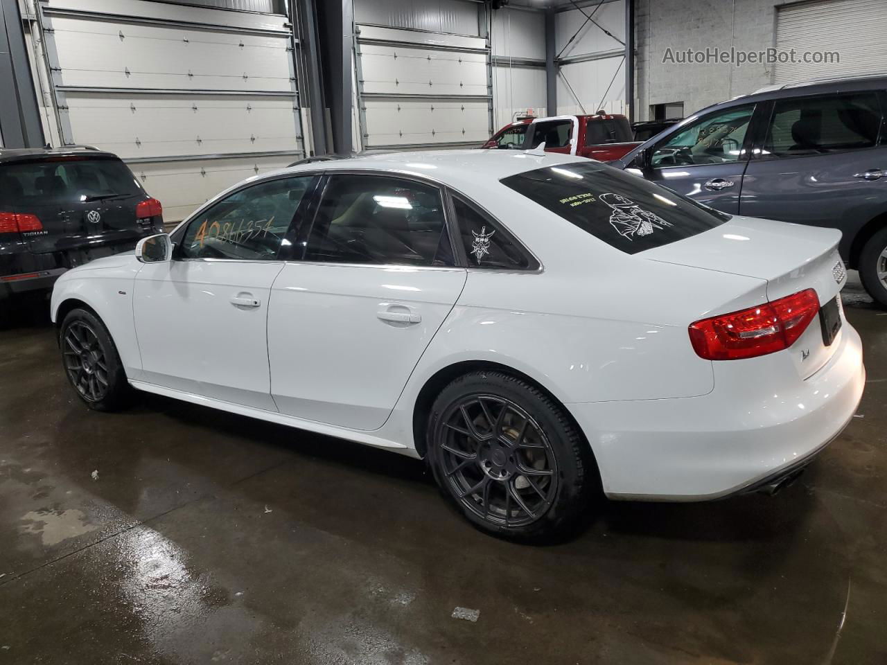 2016 Audi A4 Premium S-line White vin: WAUBFAFL7GN006192