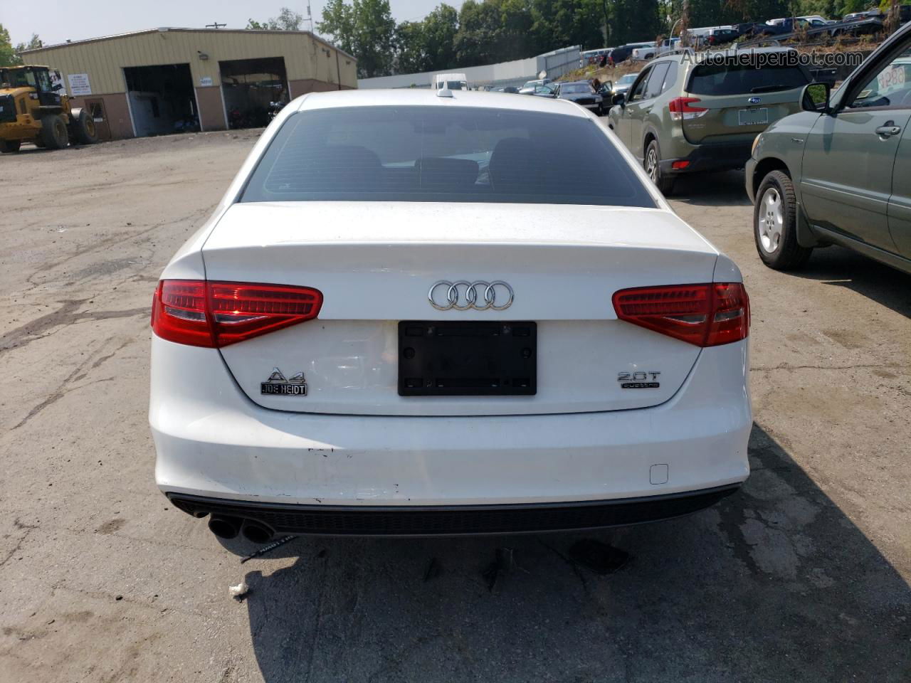 2016 Audi A4 Premium S-line White vin: WAUBFAFL7GN006418