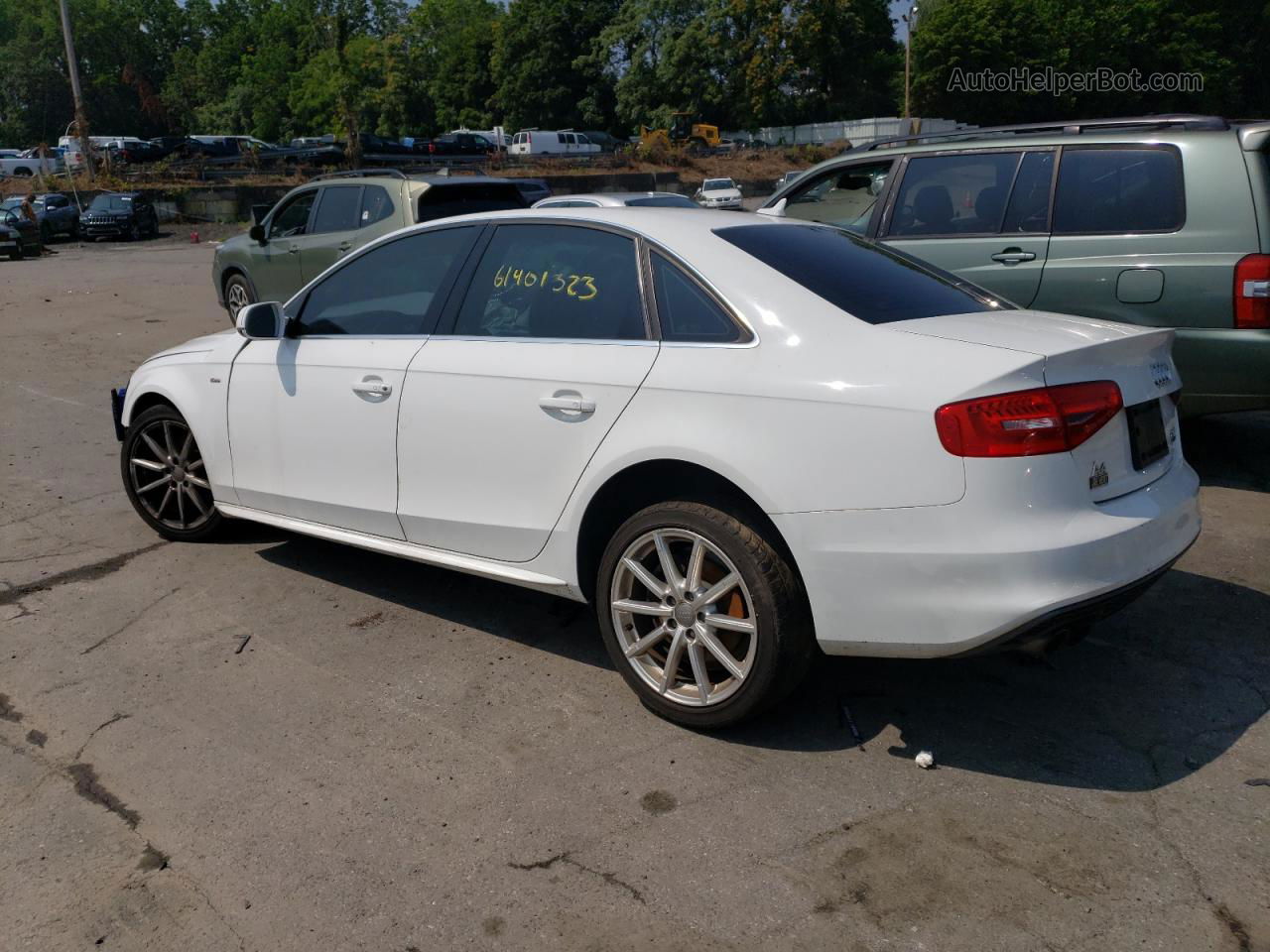 2016 Audi A4 Premium S-line White vin: WAUBFAFL7GN006418