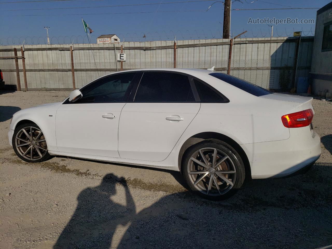 2016 Audi A4 Premium S-line White vin: WAUBFAFL7GN014969