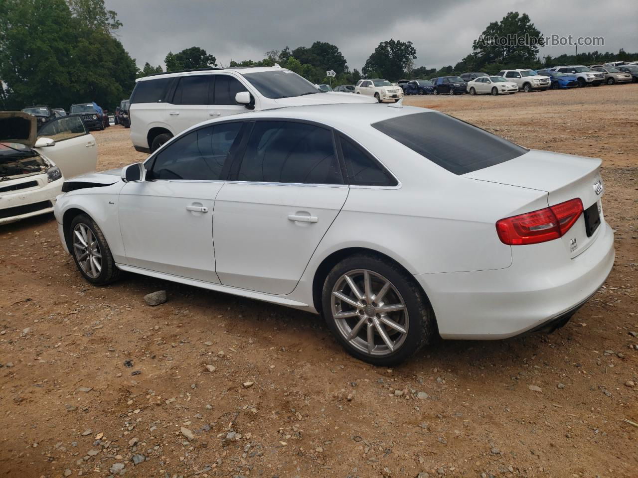 2016 Audi A4 Premium S-line White vin: WAUBFAFL7GN015863