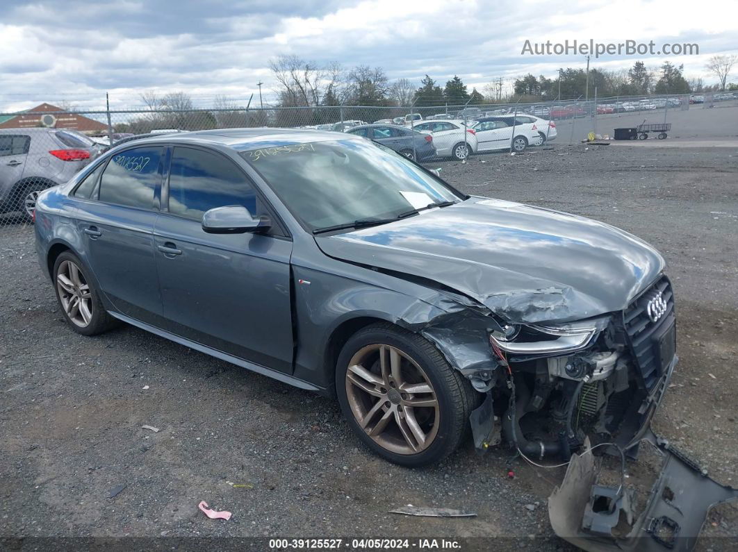 2016 Audi A4 2.0t Premium Gray vin: WAUBFAFL7GN016480