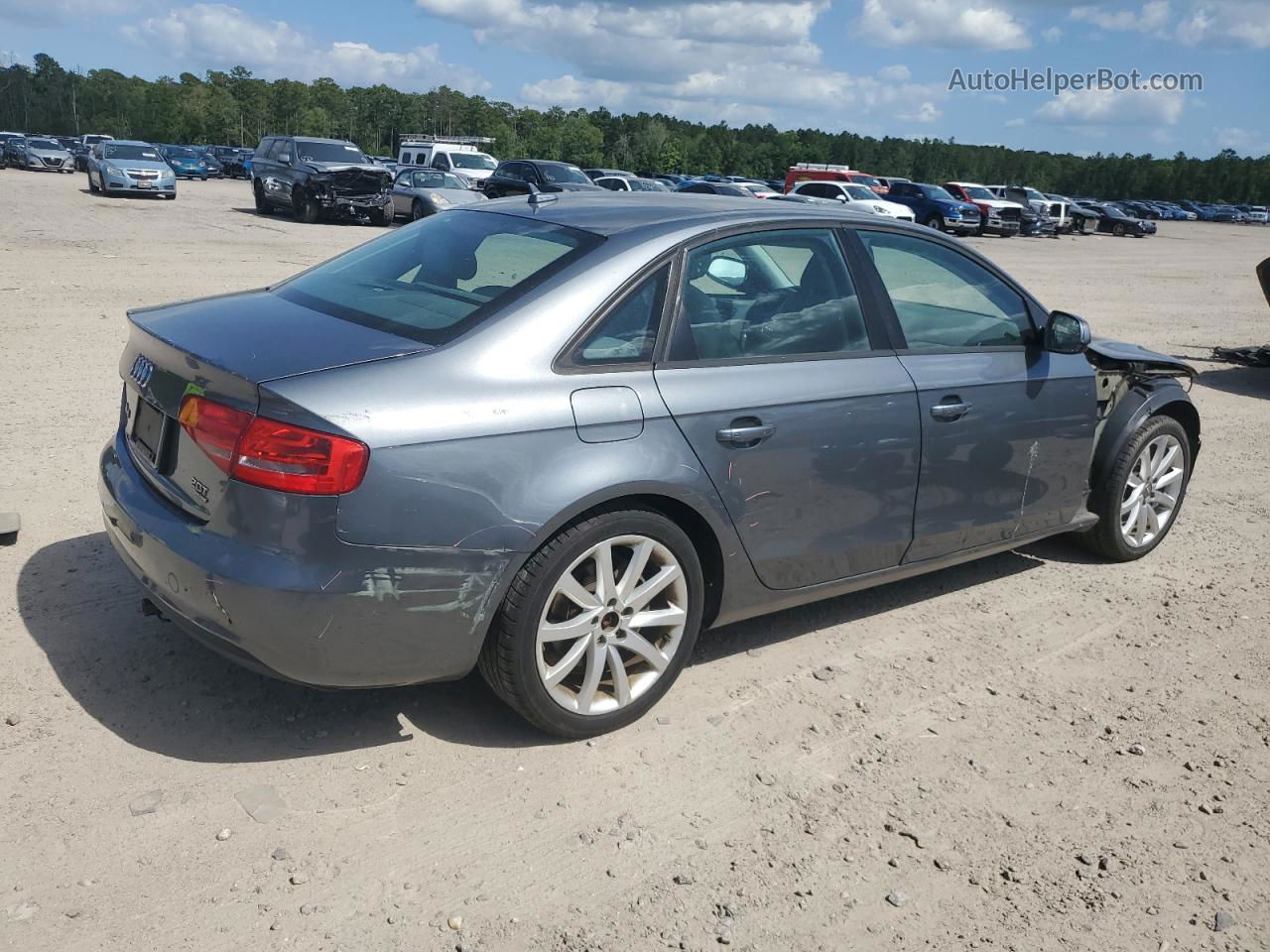 2013 Audi A4 Premium Gray vin: WAUBFAFL8DN019125