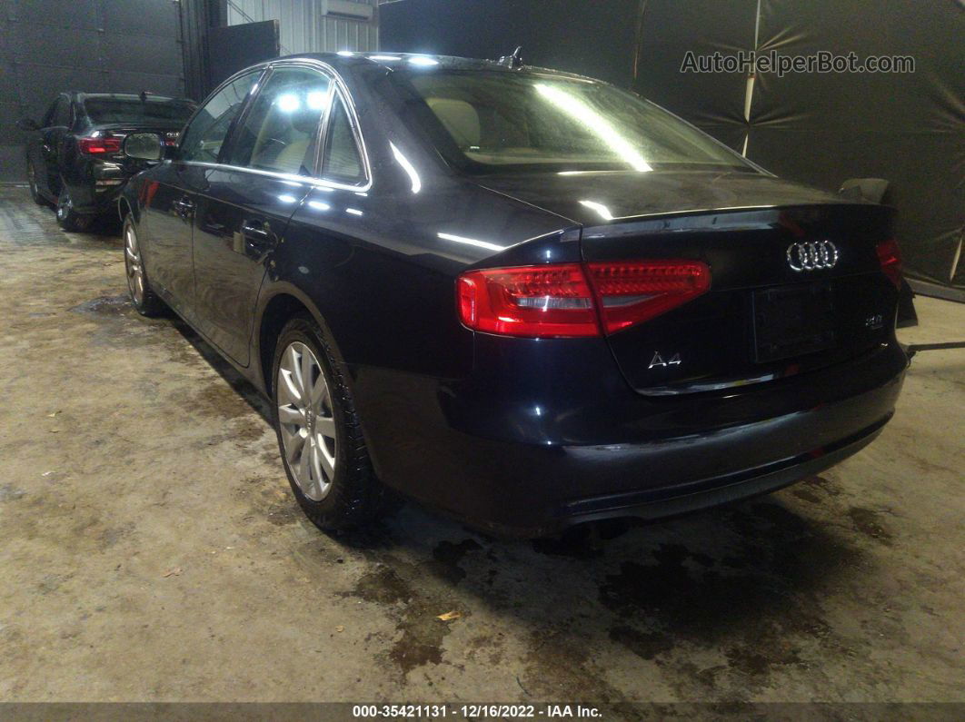 2013 Audi A4 Premium Dark Blue vin: WAUBFAFL8DN039813