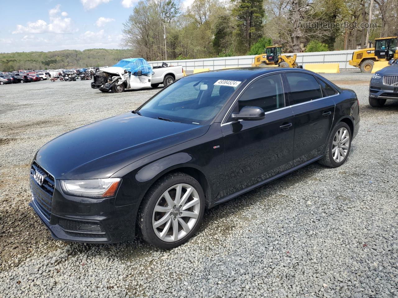 2014 Audi A4 Premium Black vin: WAUBFAFL8EN019336