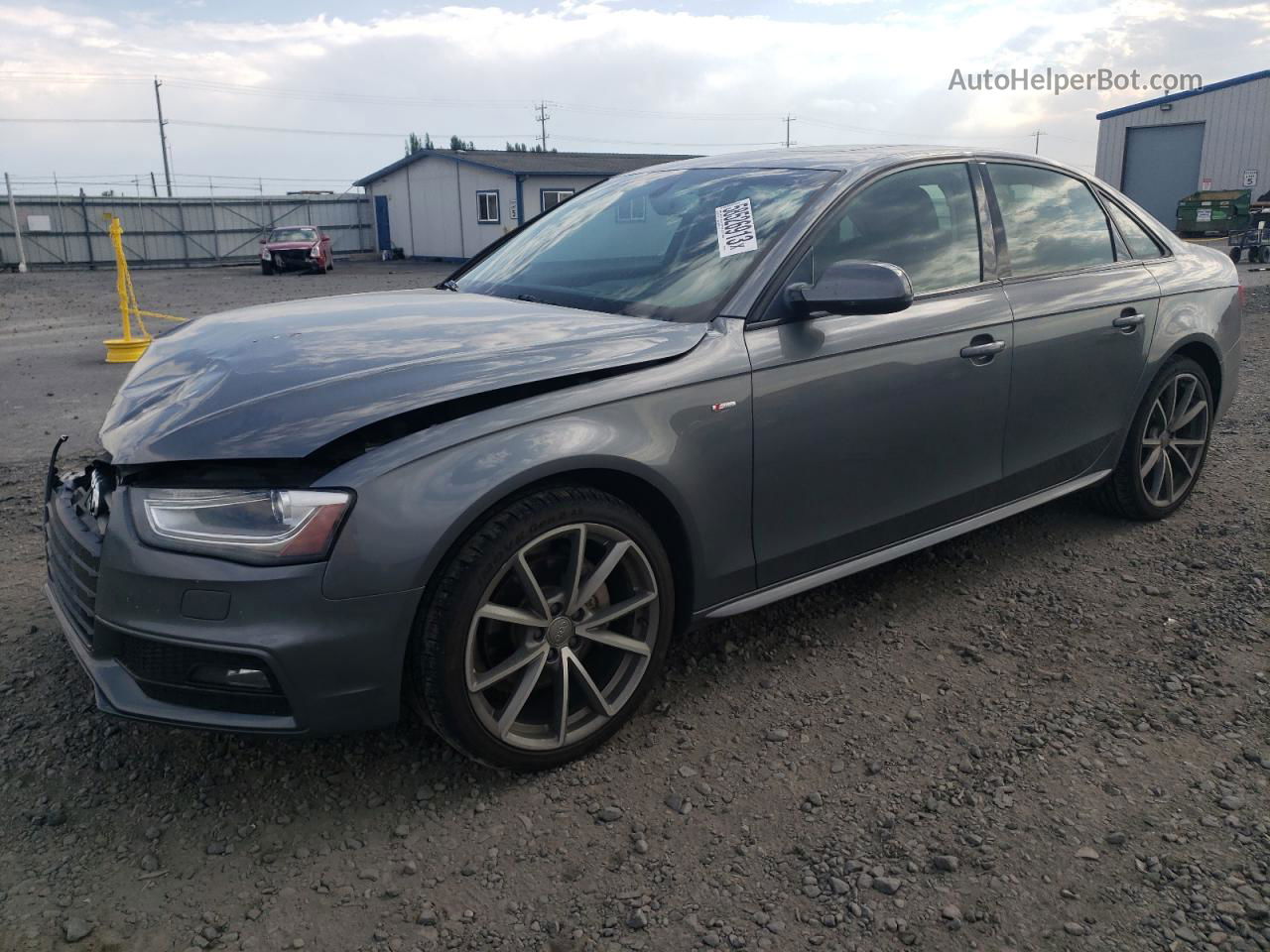 2016 Audi A4 Premium S-line Серый vin: WAUBFAFL8GN012955