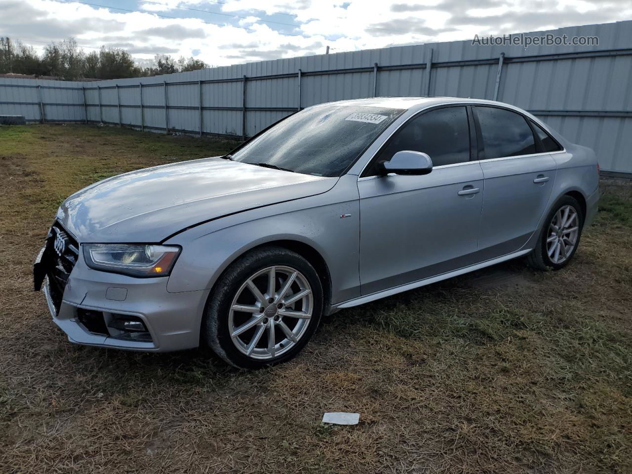 2016 Audi A4 Premium S-line Silver vin: WAUBFAFL8GN018190