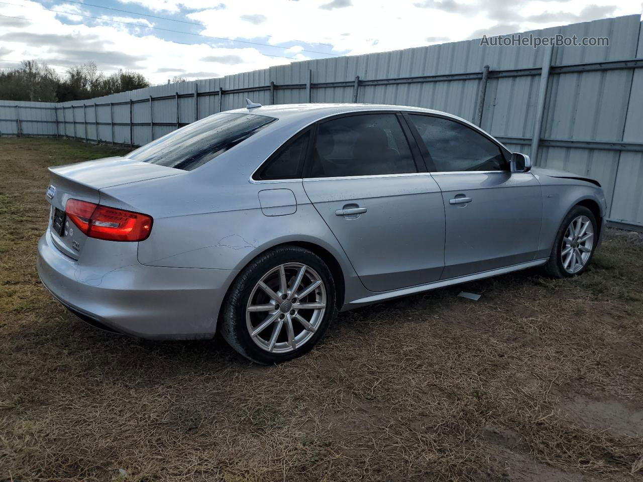 2016 Audi A4 Premium S-line Серебряный vin: WAUBFAFL8GN018190