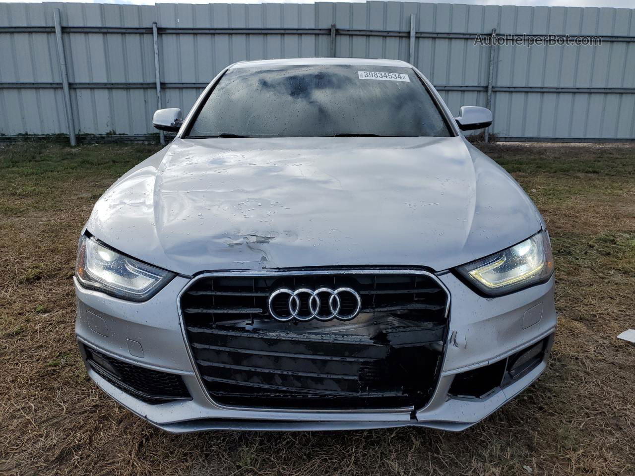 2016 Audi A4 Premium S-line Silver vin: WAUBFAFL8GN018190