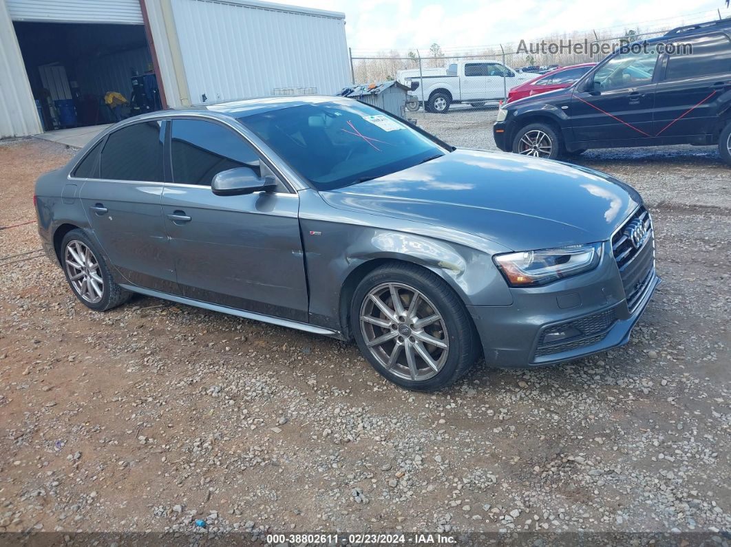 2016 Audi A4 2.0t Premium Gray vin: WAUBFAFL8GN018223