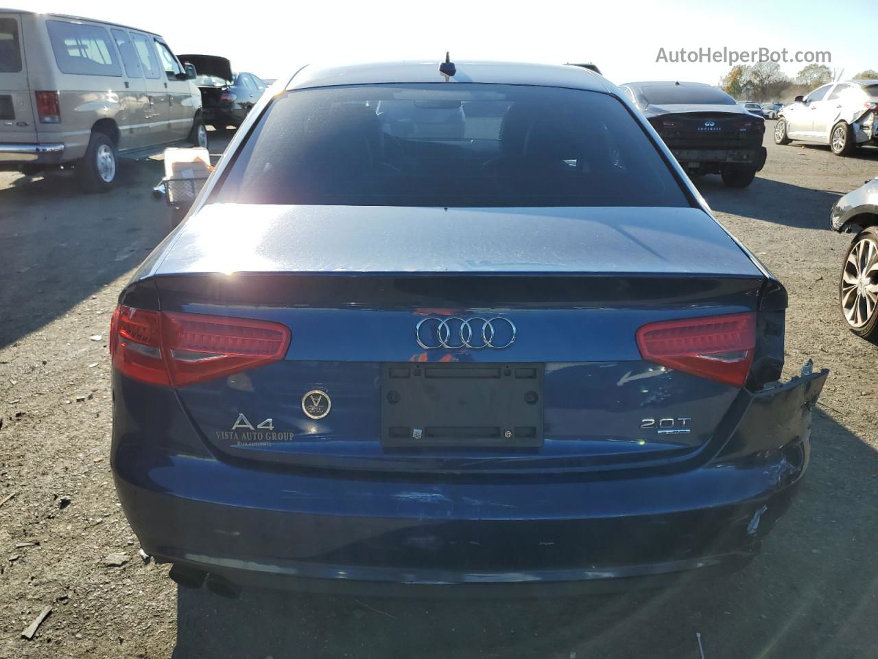 2013 Audi A4 Premium Blue vin: WAUBFAFL9DN037374