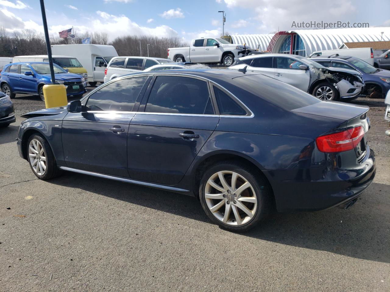 2014 Audi A4 Premium Черный vin: WAUBFAFL9EN002447