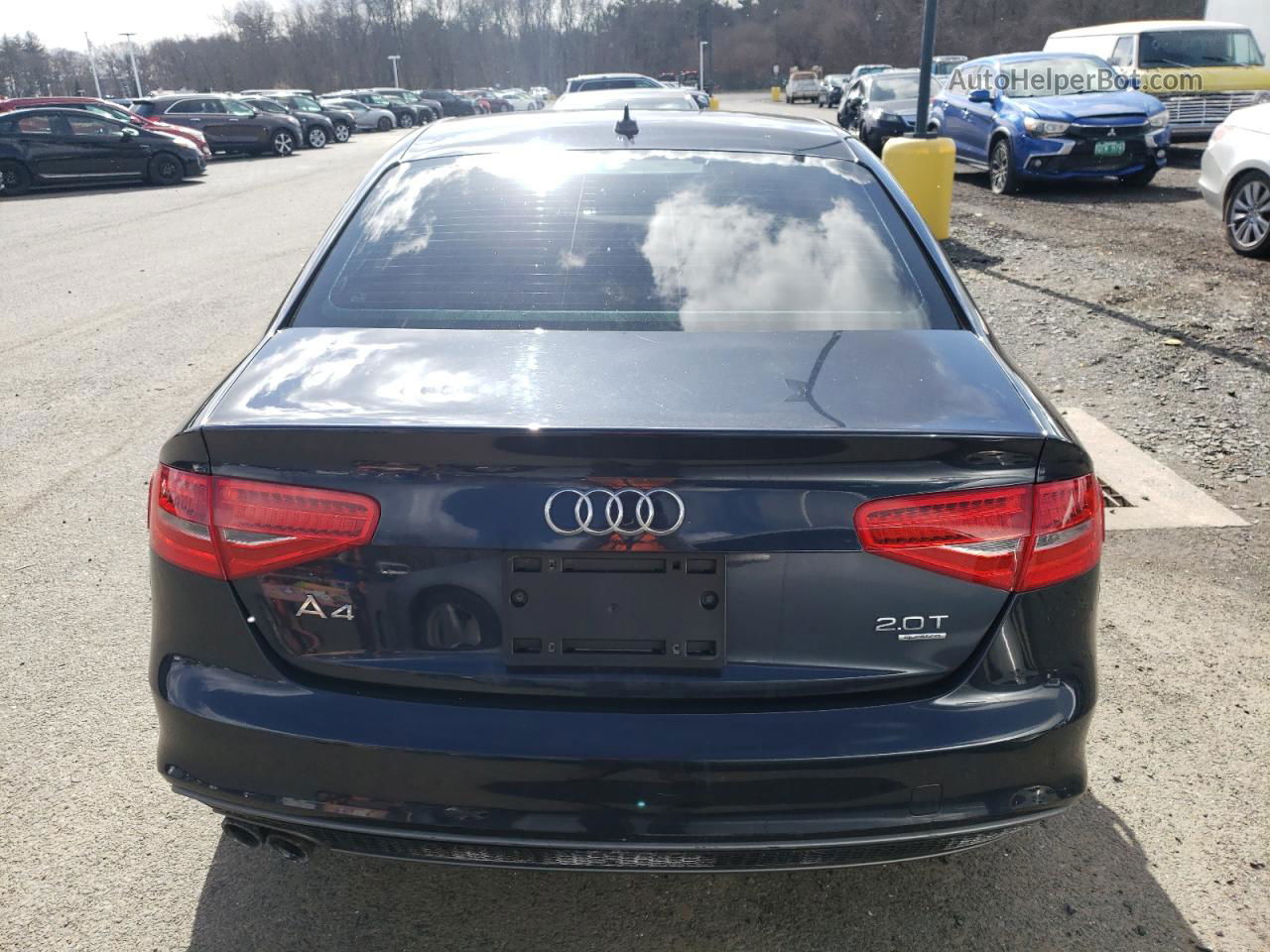 2014 Audi A4 Premium Черный vin: WAUBFAFL9EN002447