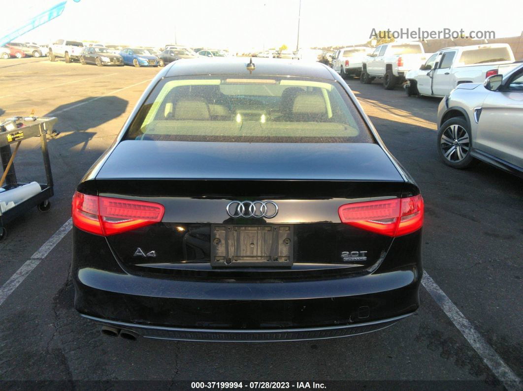 2016 Audi A4 Premium Black vin: WAUBFAFL9GN005061