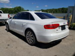 2013 Audi A4 Premium White vin: WAUBFAFLXDN004464