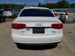 2013 Audi A4 Premium White vin: WAUBFAFLXDN004464