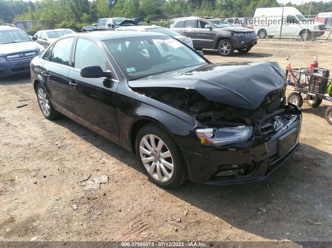 2013 Audi A4 Premium Black vin: WAUBFAFLXDN006120