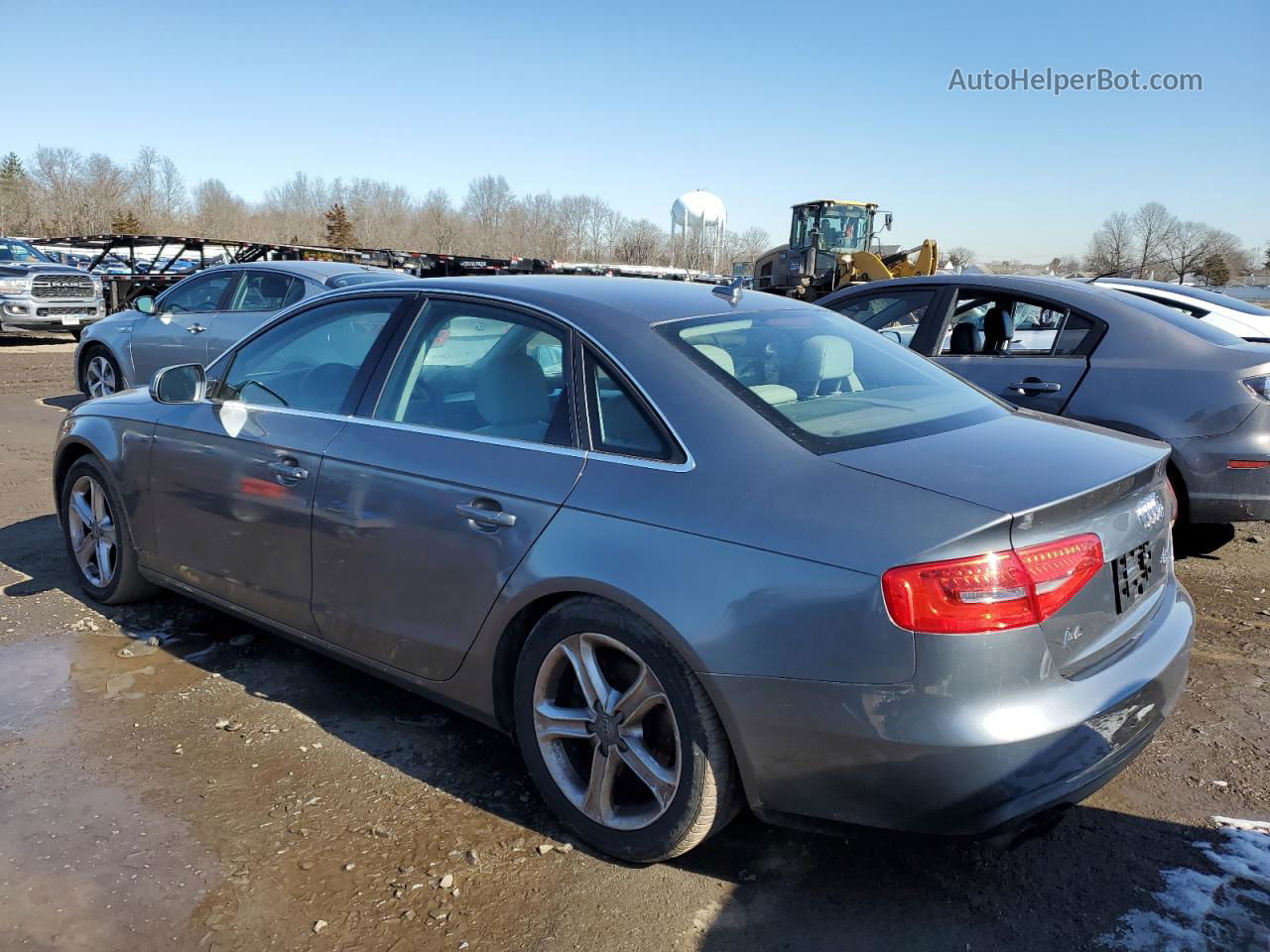 2013 Audi A4 Premium Серый vin: WAUBFAFLXDN013021