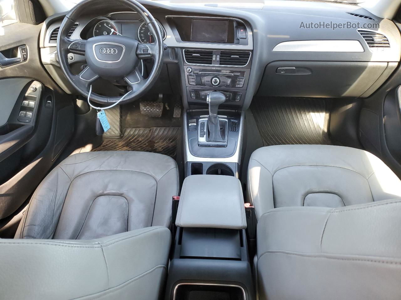 2013 Audi A4 Premium Gray vin: WAUBFAFLXDN013021