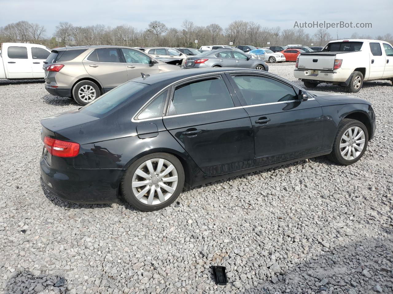 2013 Audi A4 Premium Black vin: WAUBFAFLXDN034757