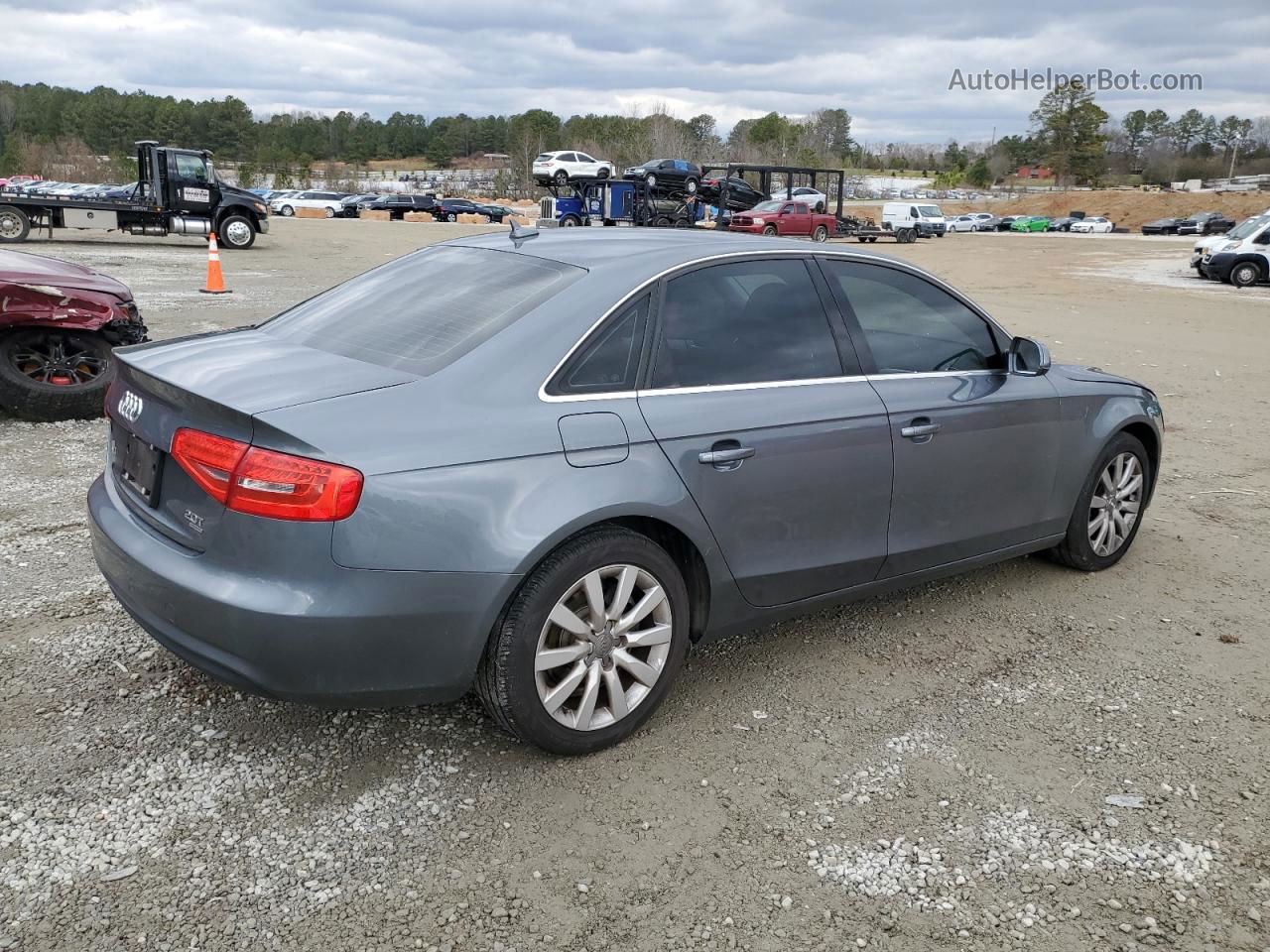 2013 Audi A4 Premium Gray vin: WAUBFAFLXDN046357