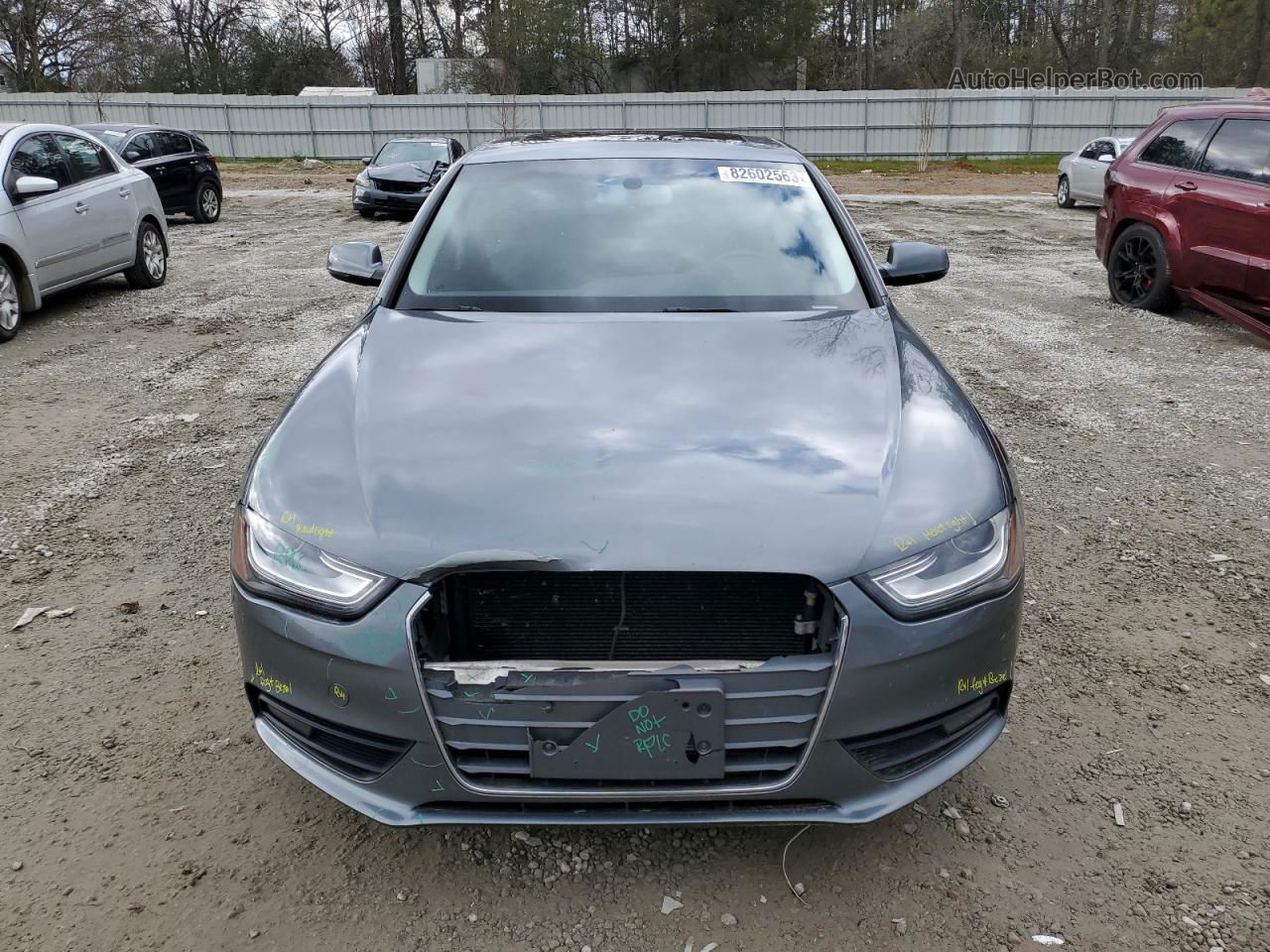 2013 Audi A4 Premium Gray vin: WAUBFAFLXDN046357